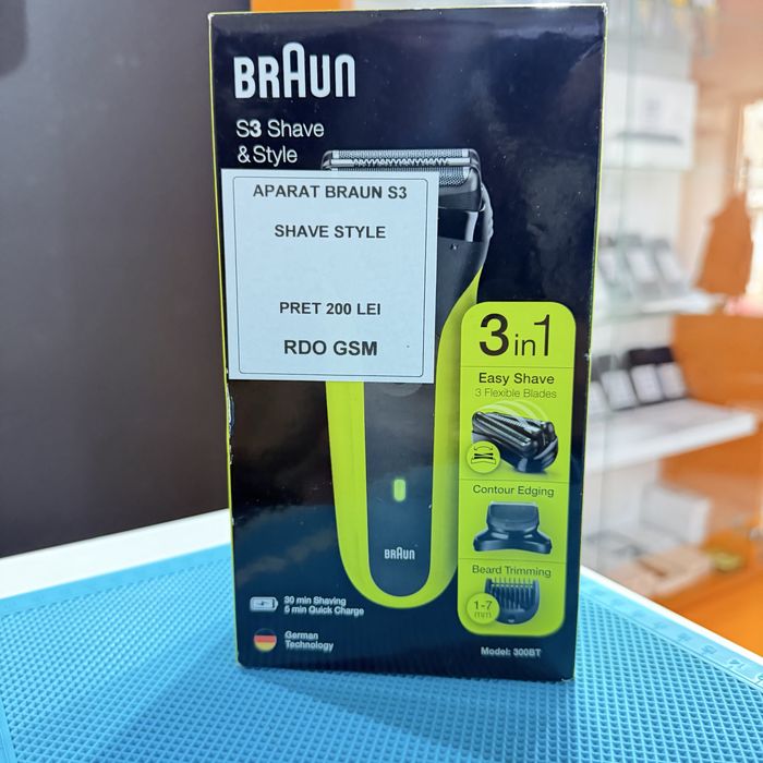 Aparat Ras Braun S3 Shave Style Sigilat