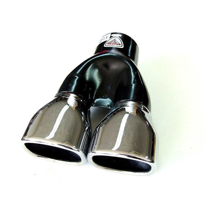 Универсален накрайник за ауспух на автомобил хромиран нов