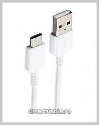 Cablu incarcare Samsung USB-Type-C, 1.2M, Alb, Original, nou, garantie