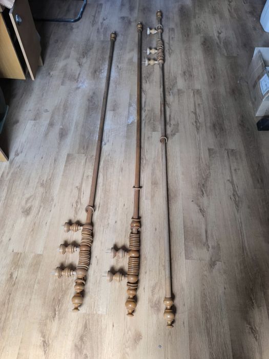 Дървени корнизи за пердета