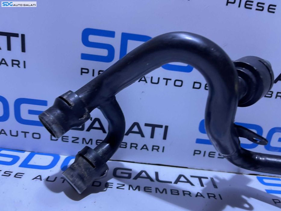 Teava Conducta Apa cu Senzor Temperatura Audi A6 C6 3.0 TDI BMK BNG ASB 2005 - 2011 Cod 059121065AH [S0095]