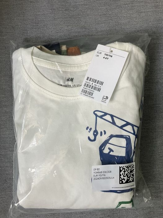 H&M, set de tricouri 110-116