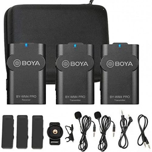 Петличный микрофон Boya BY-WM4 Pro-K2 черный