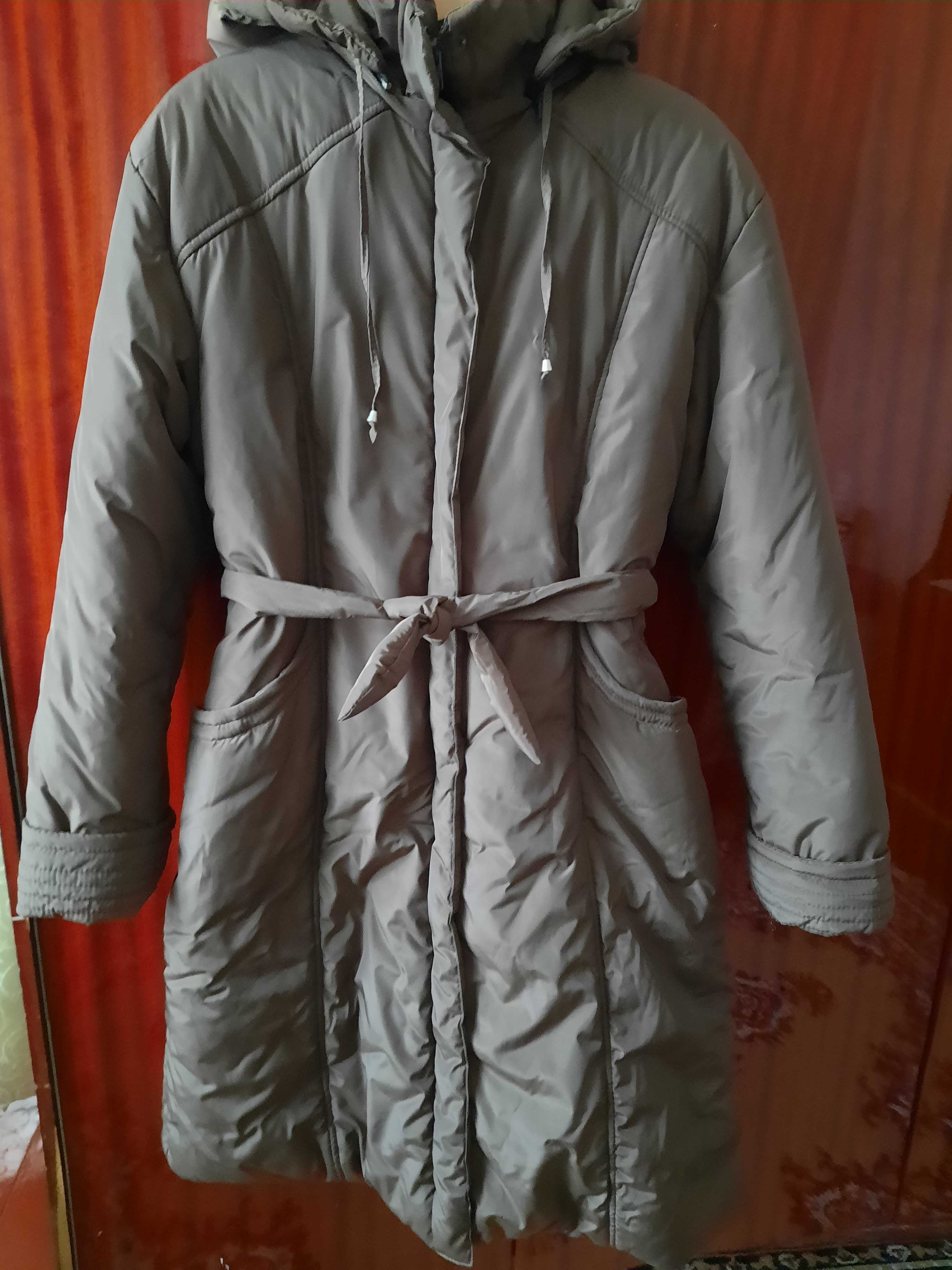новое пальто на синтепоне 56-58 размер
