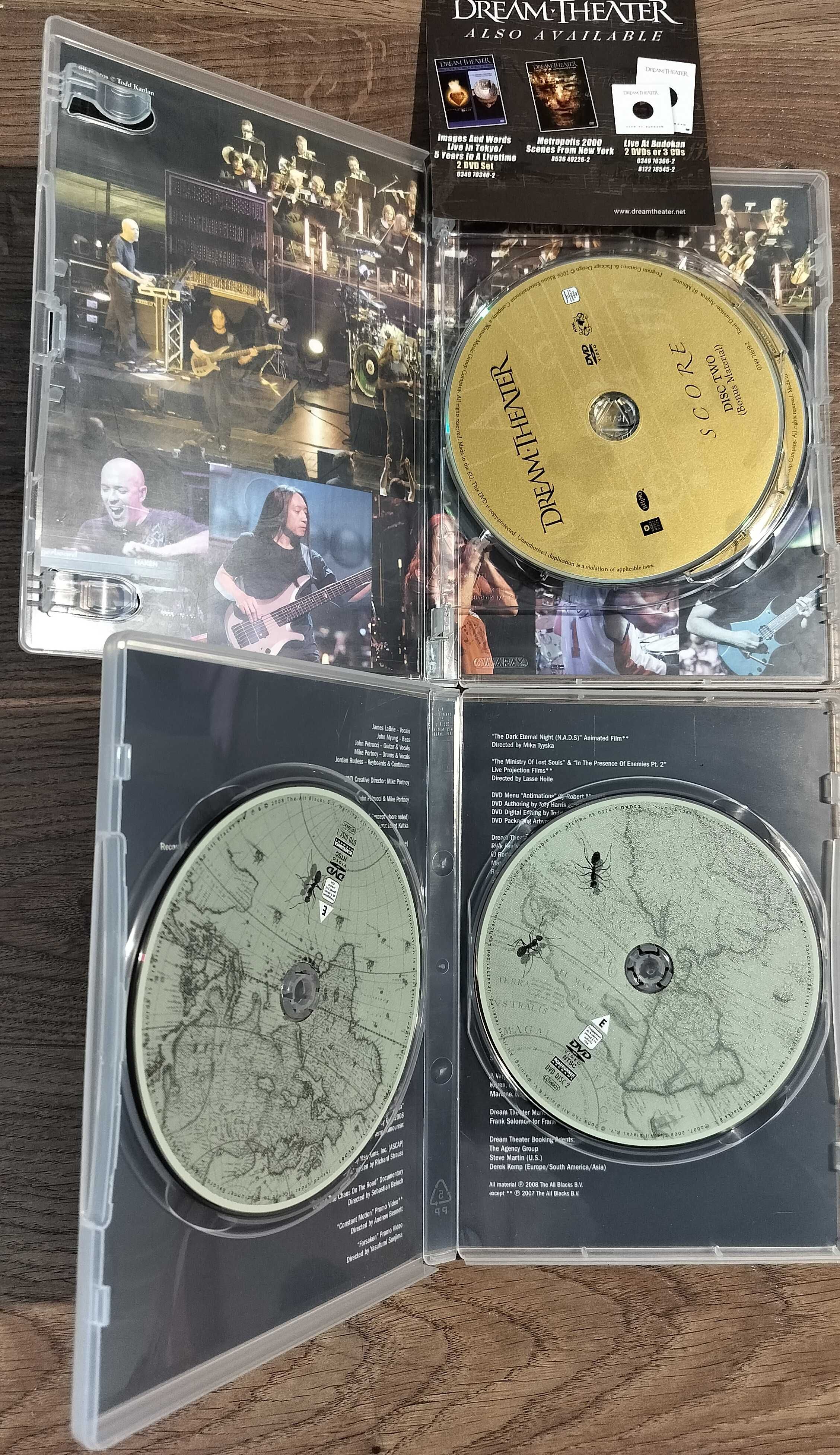 Lot Dream Theater, Threshold, Queensryche prog metal DVD Blu-ray CD