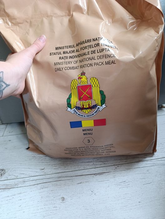 RILL - mancare drumetii, supravietuire MRE