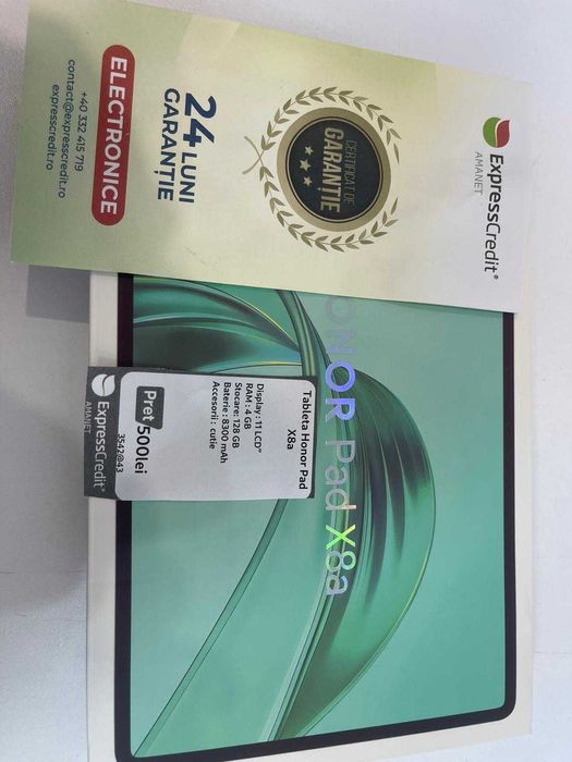 (Ag43) Tableta Honor Pad X8a 4GB 128GB B3542 2 Ani Garantie!