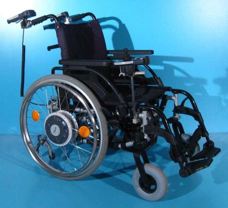 Carucior electric pliabil Alber E-fix E25 comanda pe 2 joystick-uri
