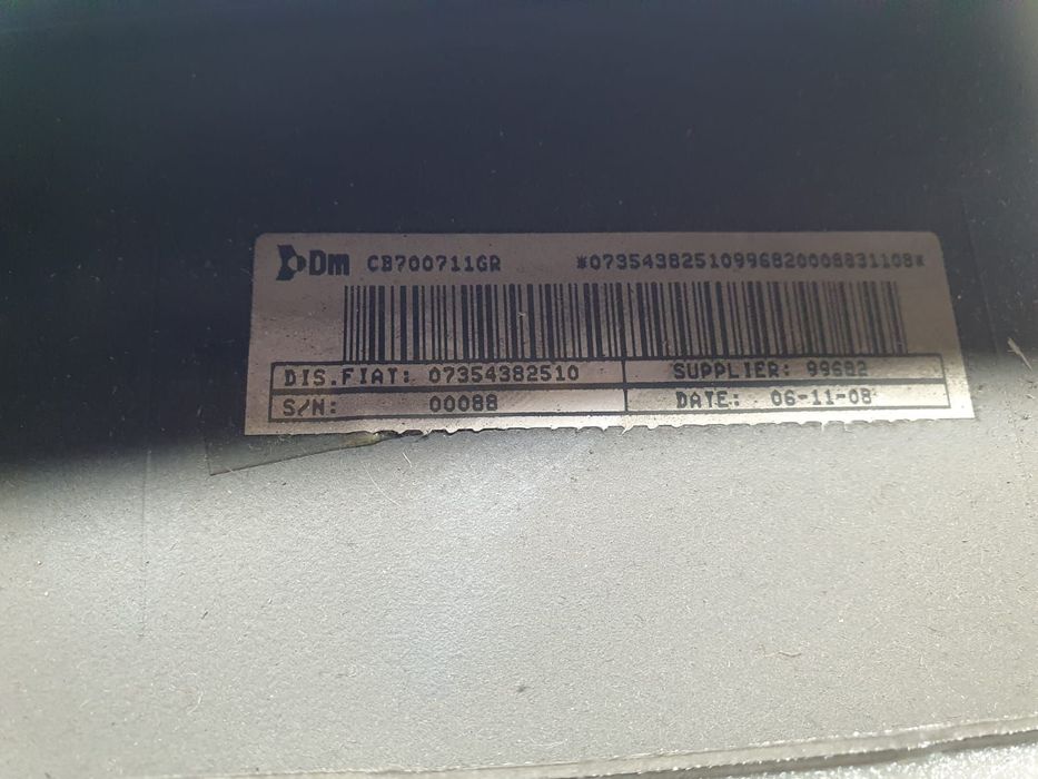 Airbag pasager 07354382510 Fiat Ducato 3 Typ250 [2006 - 2011]