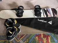 Placa Snowboard Dreamscape + legaturi+ boots( cu flex)+ husa