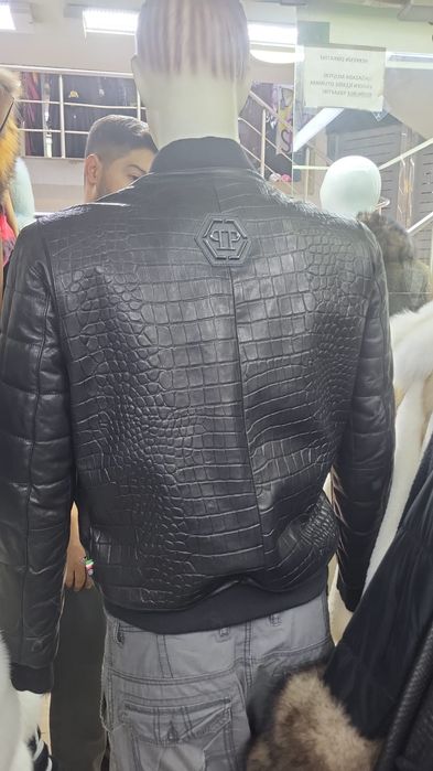 Jacheta de piele bărbați