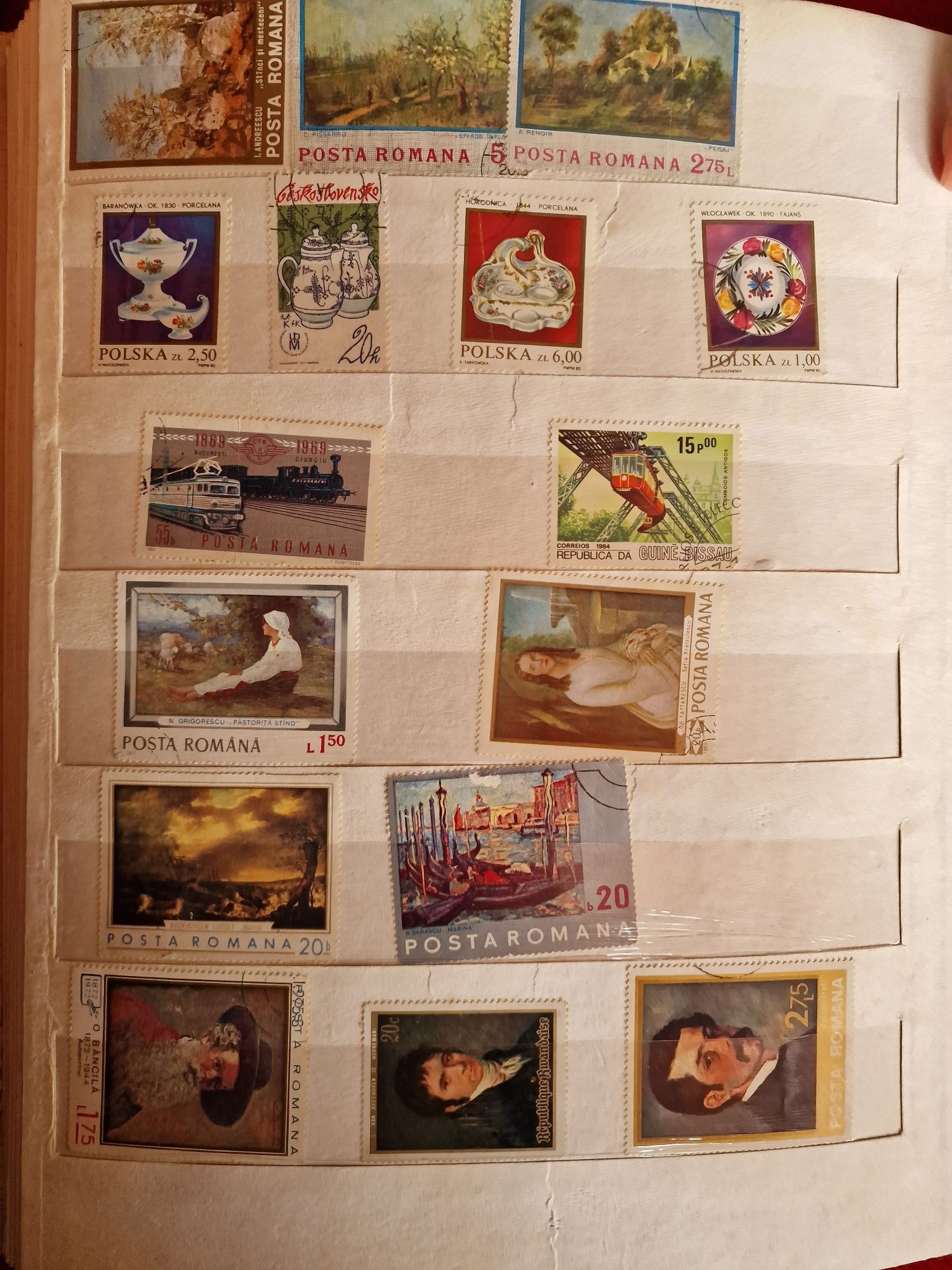 Colectie timbre romanesti