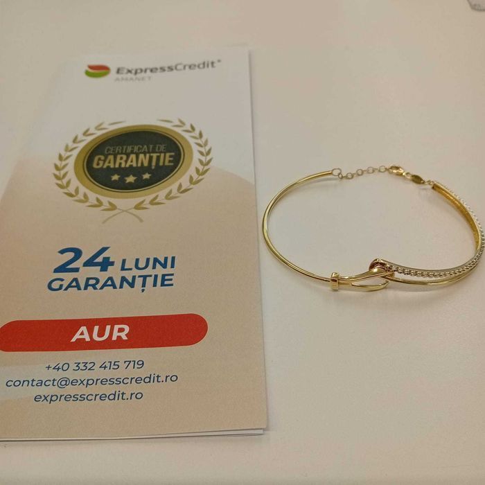 Bratara aur 14k 8.27g (ag49 Esplanada) b.4570 * 2 ani garantie