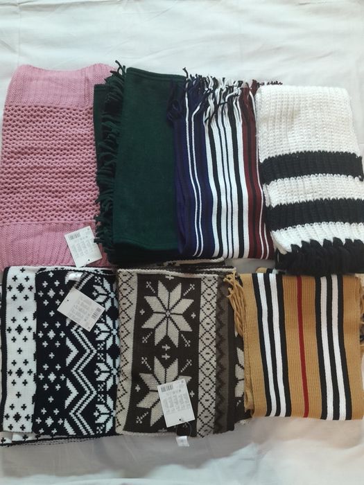 Зимние шарфы мужские и женские