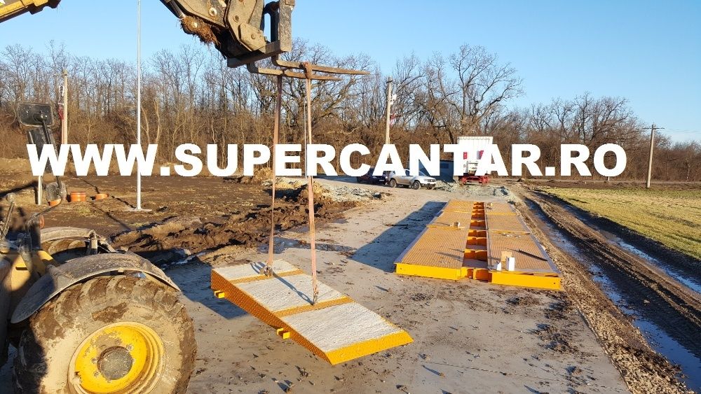 Cantar Auto Depozit 30t-40t-60t 6-7-8m Superslim Superelocabil