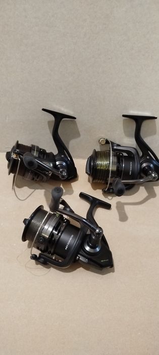 Три броя макари Korum Zelos 6000 mini pit