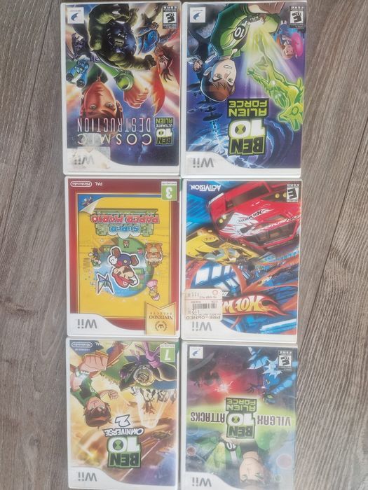 Jocuri Consola Wii, Ben 10, Hot Wheels, etc