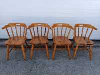 Ретро Винтидж дървени трапезни столове. Внос Холандия