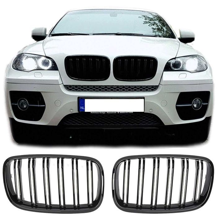 Grile BMW X5 E70 X6 E71 (2007-2014) M Design Negru Lucios