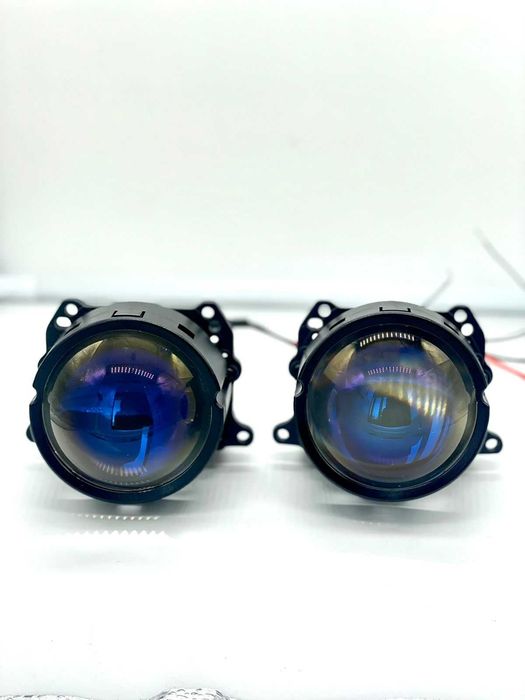 Bi-led линза 3 дюйм Bi-Led линзы Би-лед линзы  Blue lens 5000K 65watt