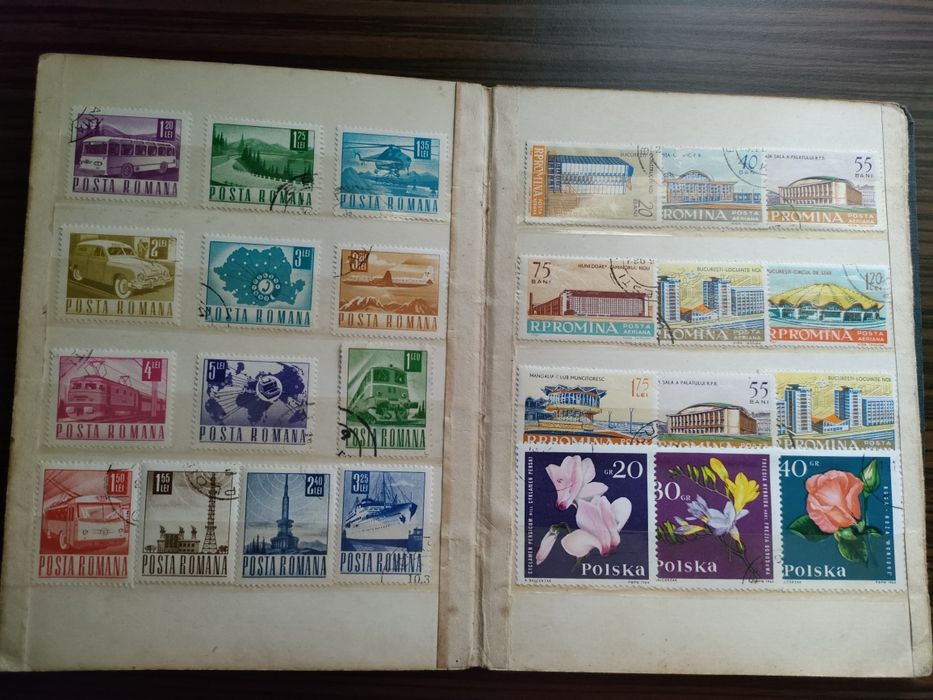 Vand Clasor cu timbre vechi, de colectie