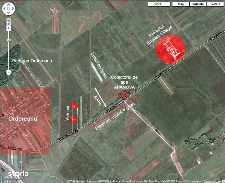Clinceni-Ordoreanu, teren intravilan, langa Padurea Ordoreanu, 630 mp