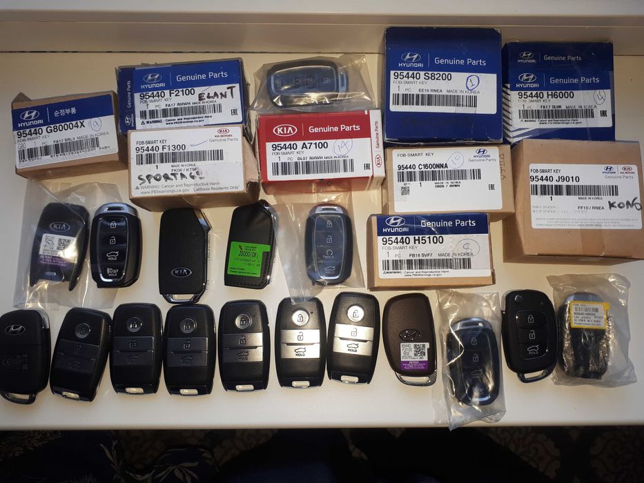 Kia Hyundai Stinger Santa-fe Sportage sorento smartkey смарт ключи