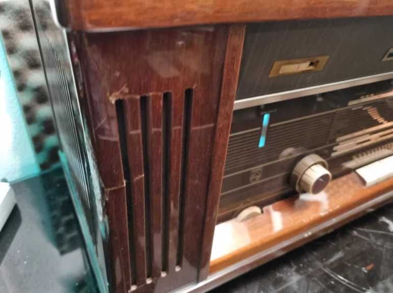 Radio Tuner Vintage pe lampi Philips B7X44A made in Olanda