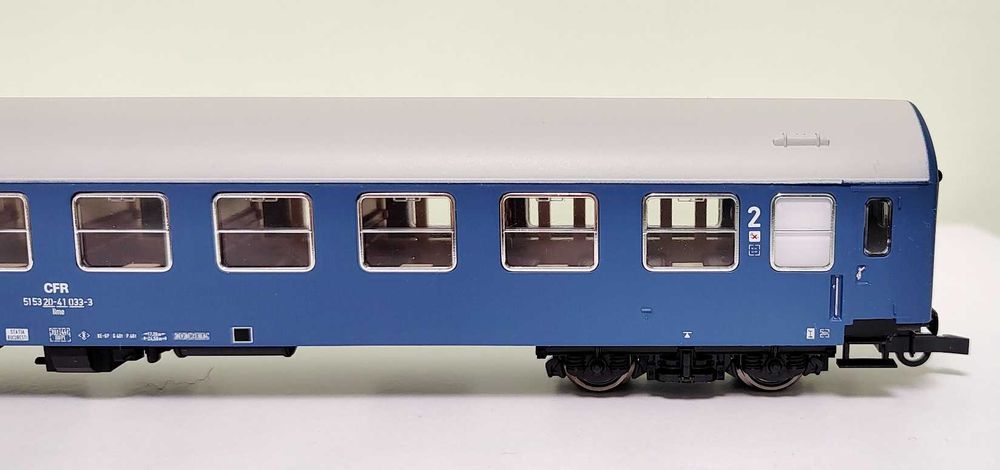 macheta vagon compartimentat CFR din setul Sachsenmodelle 14009 H0