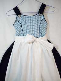 Dirndl fetițe 10-11 ani Nr. 146 sarafan bavarez, rochie tiroleza