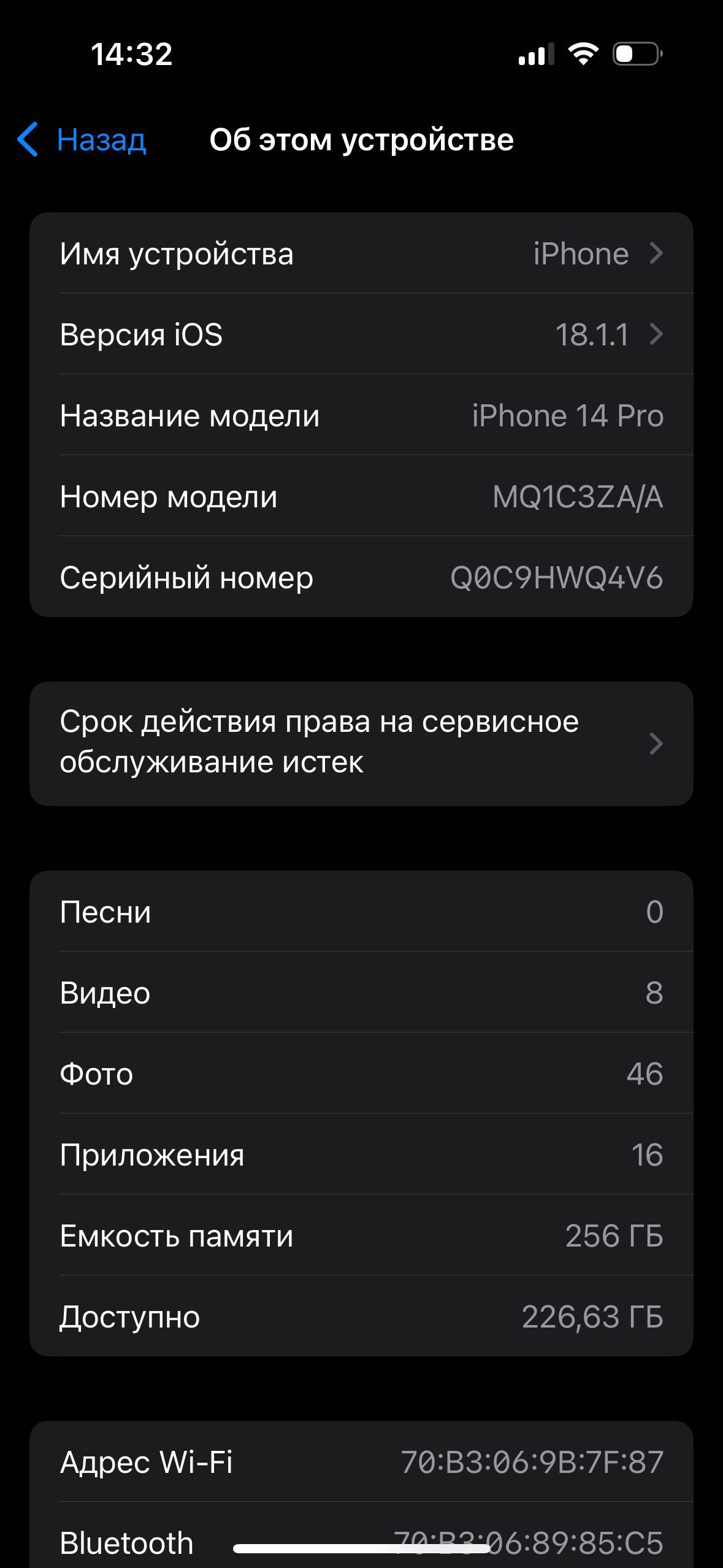 Iphone 14 Pro holati ideal