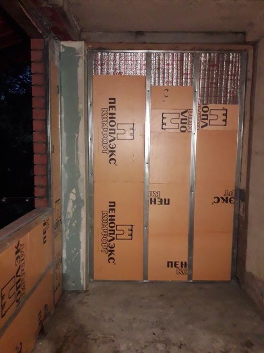 Утипления стена по техналогиям