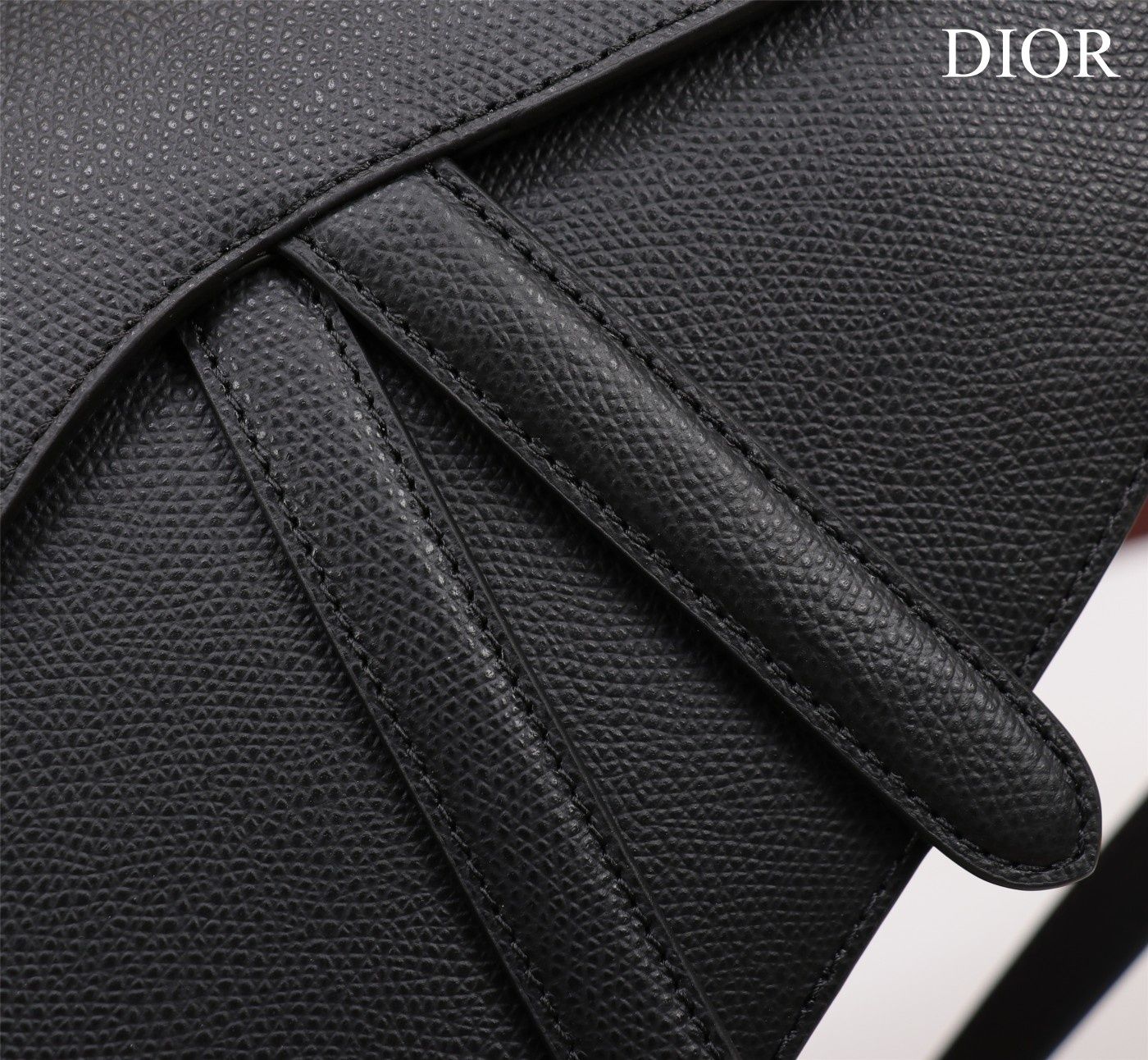 Geanta Christian Dior Saddle negru, tip Premium