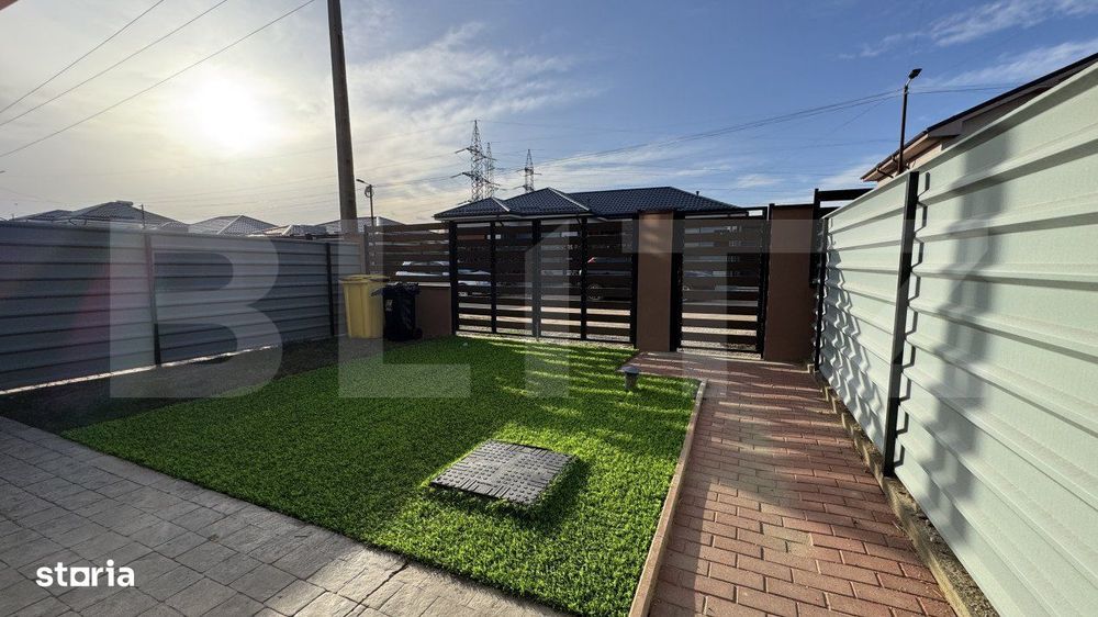 Casa P + E parte din triplex, 94 mp, 122 mp teren, zona Damila