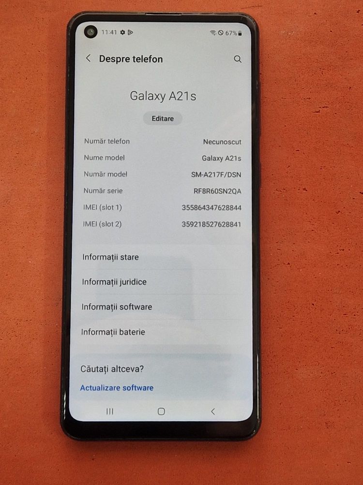 Samsung A21s- ofer garantie