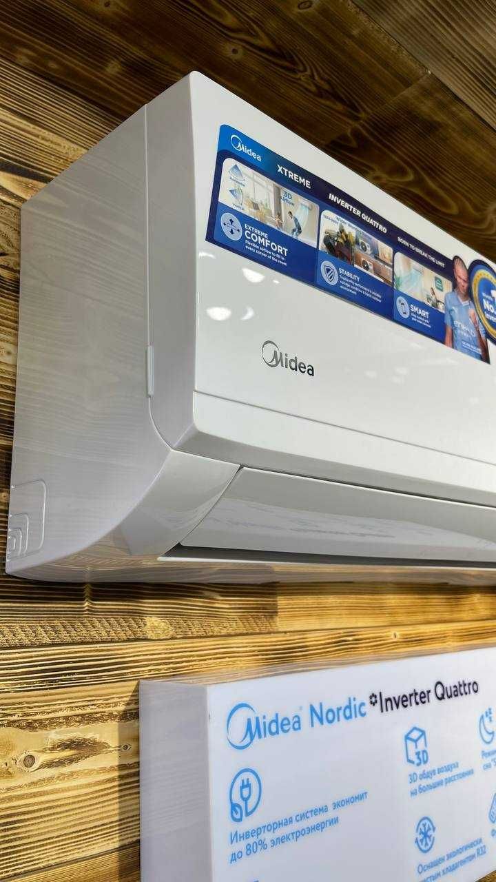 Кондиционер Midea модель ALBA - 12,000 Btu / İNVERTER / Low Voltage