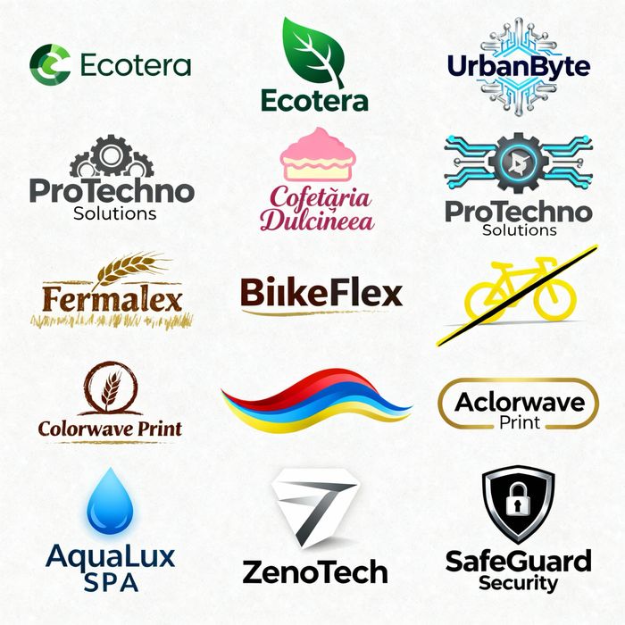 Realizez logo-uri, thumbnail-uri și design modern pentru social media”