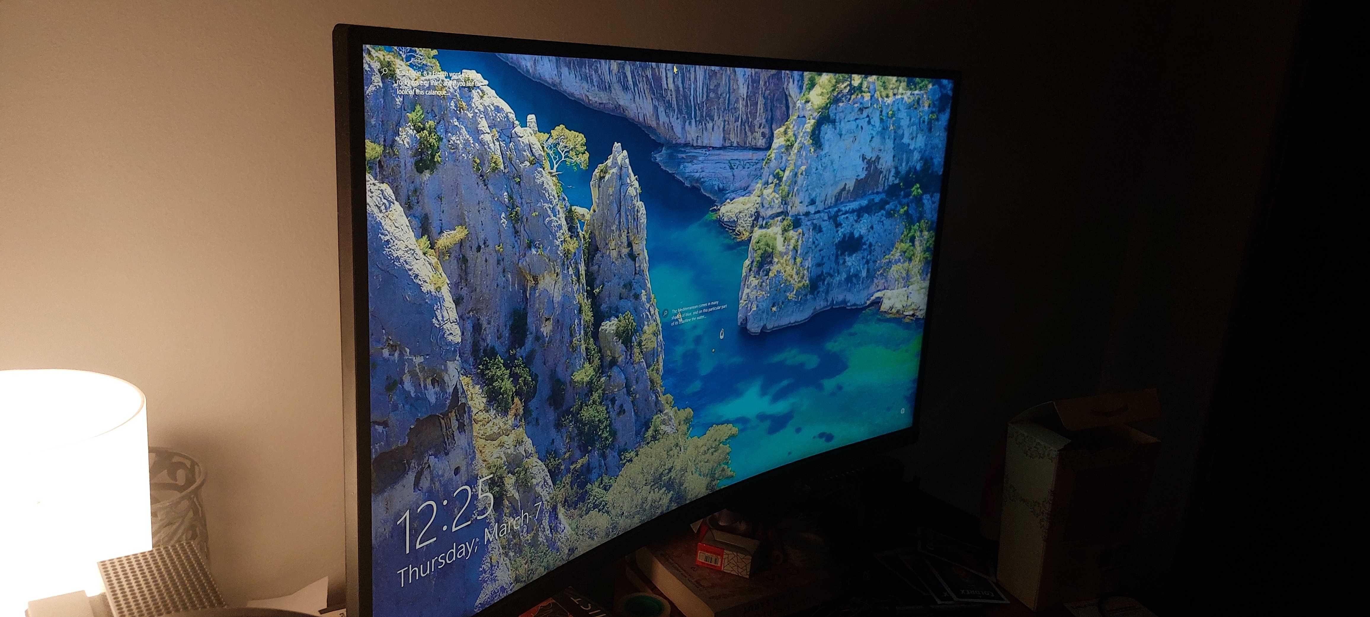 Monitor curbat huawei 27 inchi 165hz