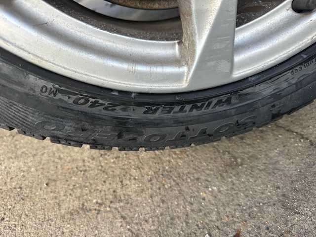 245/45/17 зимни гуми Pireli ДОТ 1823 джанти 5х112/17" за Audi, VW, VAG