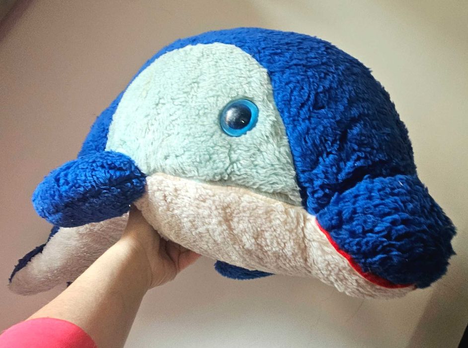 Голям плюшен делфин