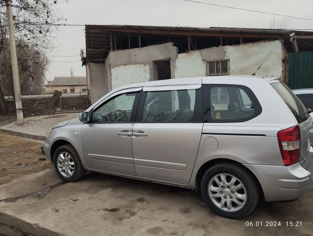 Kia karnival gx benzin metan