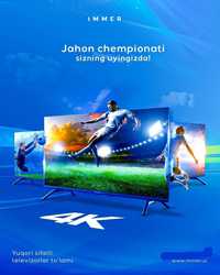 Телевизор Samsung LG TCL Sony 43 / 55/ 65/ 75/ 4K Smart TV+ доставка