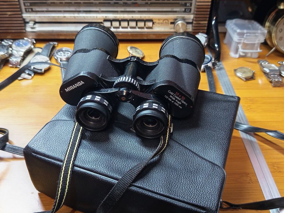 Binoclu Miranda,10×50,Made în Hong Kong,toc de piele