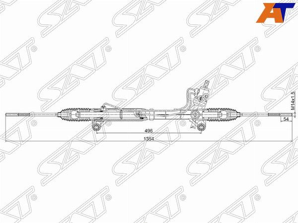 Рейка рулевая Suzuki Grand vitara