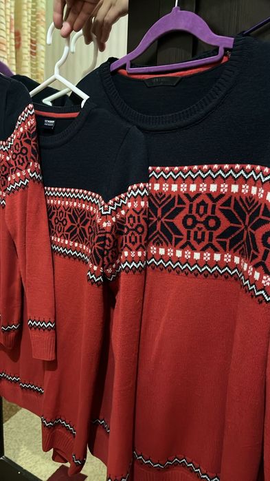 Парные кофты на новый год