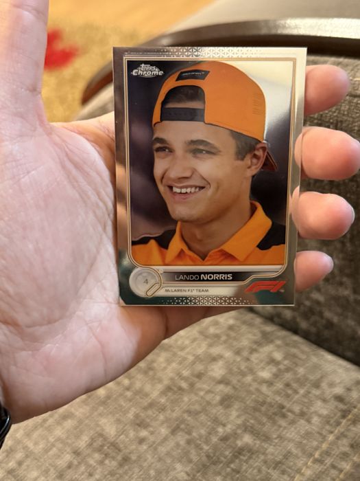 Карточка F1 чемпиона Ландо Норисса