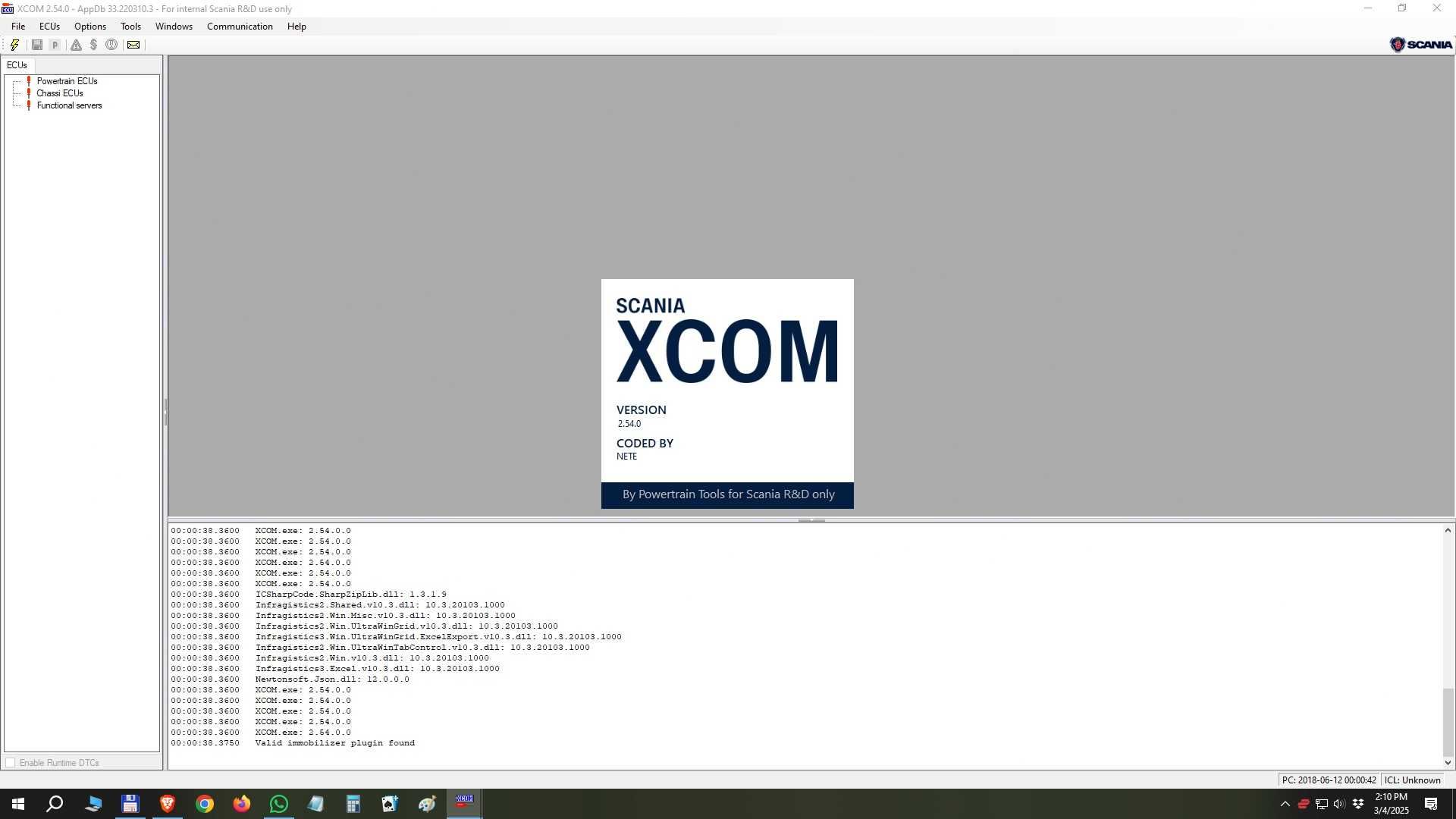 SSD 256Gb Scania SDP-3 v2.64.3.4.0 & XCOM v2.54 & Multi v10.2024 & BNS