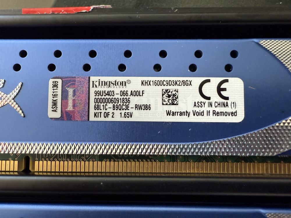 Vand DDR3 Kingstone Hyper X Genesis 2x4 gb (kit dual chanell)