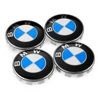 Set capacele janta BMW Seria 3, 5, 7, X3, X5, X6 ,Diametru 68mm