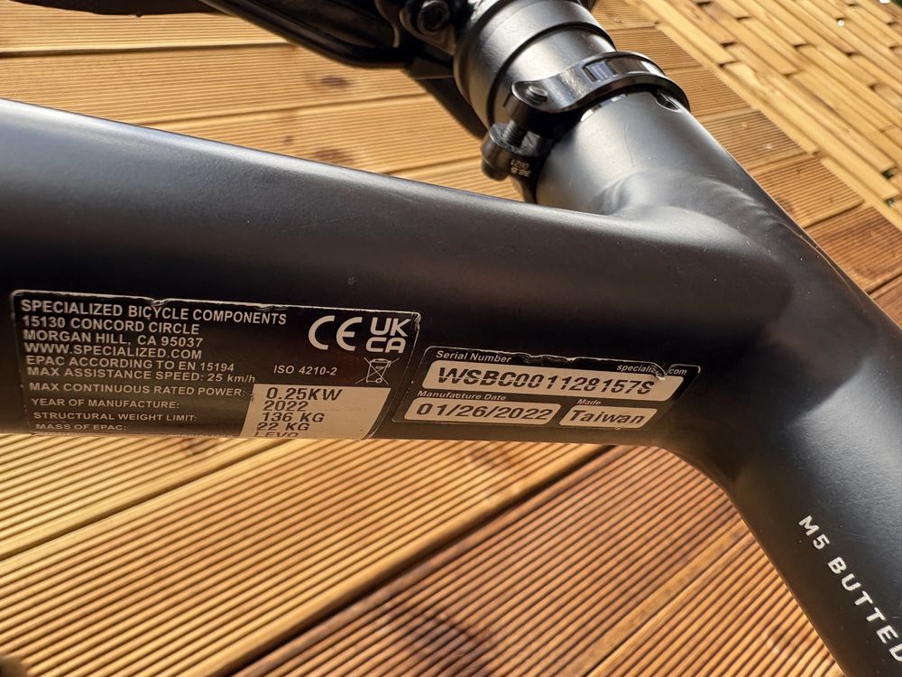 Specialized levo 700wh battery 29x27.5 НОВ 2022